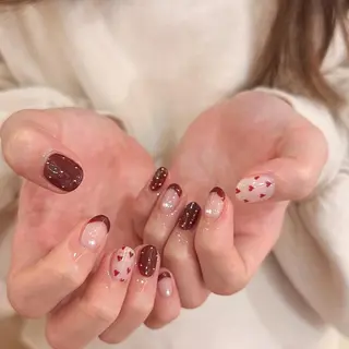 ネイル 𝕄𝕚𝕪𝕦🤍 自由が丘⌇パラジェルのネイルデザイン