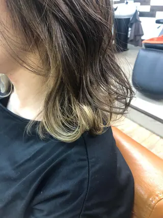 ミディアム 髪質改善ayame 横山諒のヘアスタイル