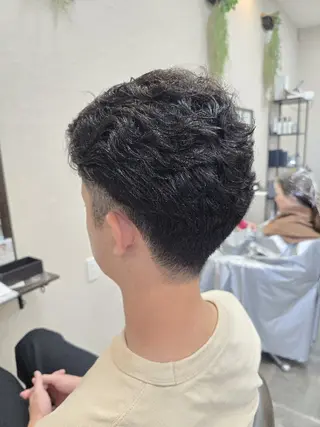 パーマ ミディアム メンズ 石川(park) ジェウンのヘアスタイル