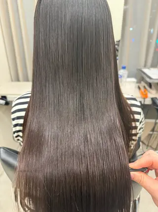 ロング パーマ haru 髪質改善サロンのヘアスタイル