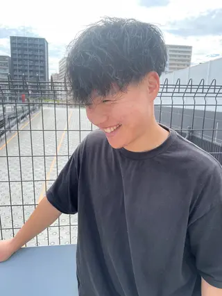 ショート メンズ メンズヘア特化 崎田 成人のヘアスタイル