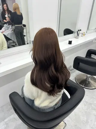 ロング カラー パーマ ヘアアレンジ メンズ キッズ ♥️韓国ヘア レイヤー♥️ゆりのヘアスタイル