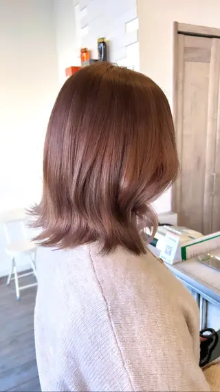 ショート カラー 🎀暖色/ ピンク🎀seinaのヘアスタイル