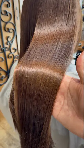 ロング カラー レイヤー/艶カラー 韓国/石戸谷海斗のヘアスタイル