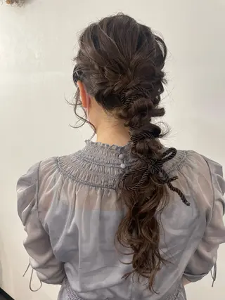 ロング カラー ヘアアレンジ Stir maison[ステアメゾン]所属・layer cut /MIKUのヘアスタイル