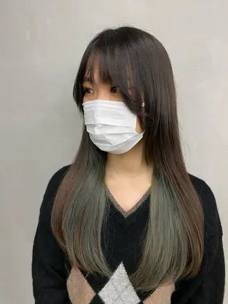 ロング カラー レイヤー/柔色 カラー/SAkiのヘアスタイル