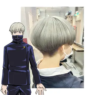 ショート カラー GARU-ガル-所属・TSUNO🦖 派手髪/オタク美容師のヘアスタイル