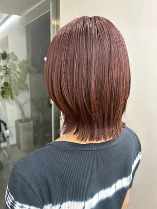 カラー WOM所属・府川 星利奈のヘアスタイル