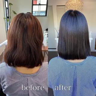 ミディアム パーマ 成松 勇治のヘアスタイル