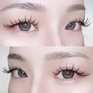 マツエク・マツパ ハルカ🎀まつパ/束 感マツエク/フラットのマツエク・マツパデザイン