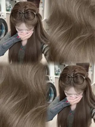 セミロング カラー 原宿/ボブ/髪質 改善/レイヤー/優希のヘアスタイル