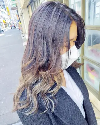 ロング カラー grow上野御徒町【グロウ】所属・ブリーチ・ハイトーン 特化🎉内山のヘアスタイル