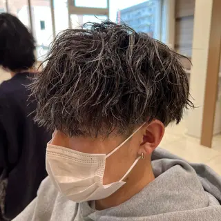 カラー パーマ メンズ 美髪縮毛矯正/曲がる 縮毛矯正/佐野友尉のヘアスタイル