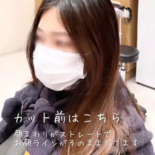 ミディアム 韓国くびれレイヤー 🇰🇷はづきのヘアスタイル