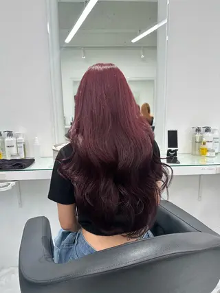 ロング カラー 透明感カラー 艶髪🫧Yumaのヘアスタイル