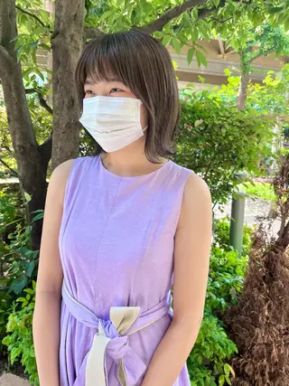 ショート カラー 近藤 麻紀のヘアスタイル