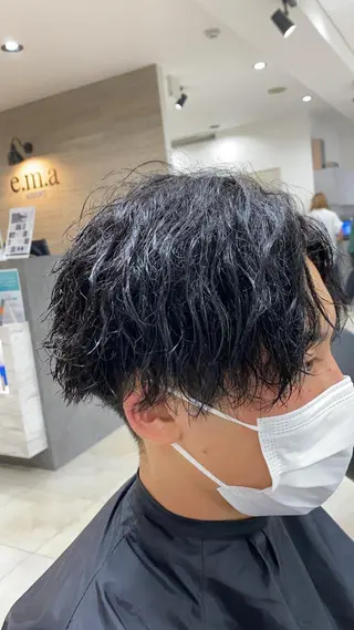 パーマ メンズ 伊藤 海のヘアスタイル