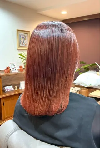 ミディアム カラー Annon プライベートサロンのヘアスタイル