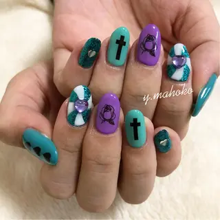 ネイル She nail studio 原宿所属・パラジェル有/ スカルプ/mahoのネイルデザイン