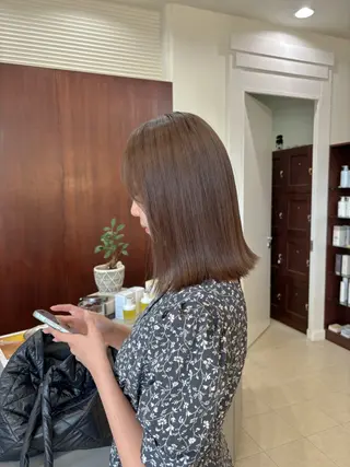 ミディアム alu所属・alu yuinaのヘアスタイル