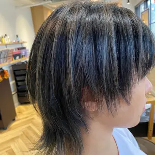 ミディアム カラー 艶カラー/韓国顔周り 🎀mamiのヘアスタイル