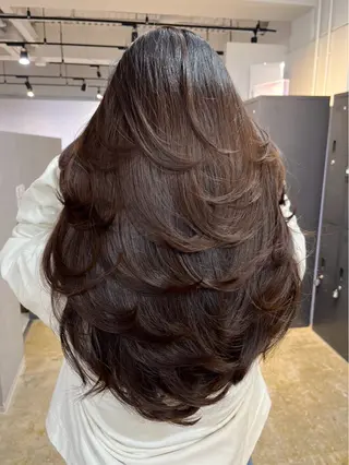 ロング 心斎橋/海外レイヤー 募集中三好玲奈のヘアスタイル