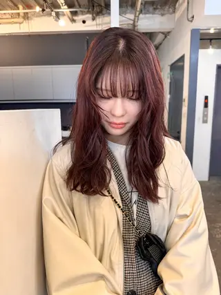 セミロング レイヤーカット/ 火ノ見🪡のヘアスタイル