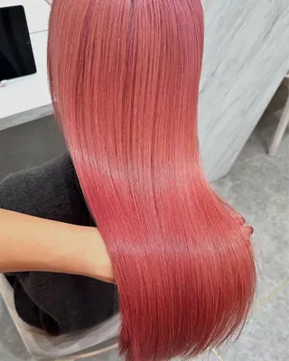 ロング カラー ダブルカラー 韓国レイヤーKYONのヘアスタイル