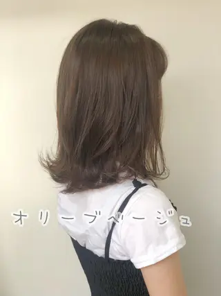 ミディアム カラー 似合わせ専門美容師 なかじまのヘアスタイル