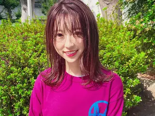 セミロング Trip 大名🌟 ブリーチなしカラーのヘアスタイル