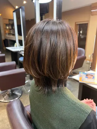 ミディアム カラー Japan  gem所属・伊藤 憲のヘアスタイル