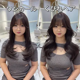 ロング 顔周り/透明感カラー /韓国ヘア/TAKUのヘアスタイル