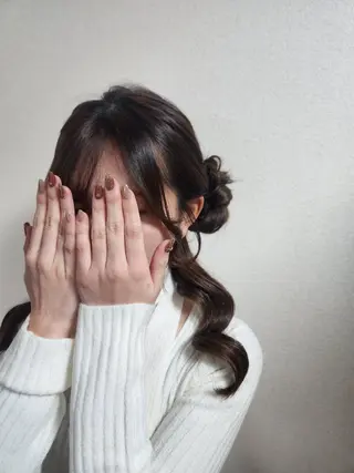 ロング ヘアアレンジ サロンソレイユ(マツ エク/ヘアセット)のヘアスタイル