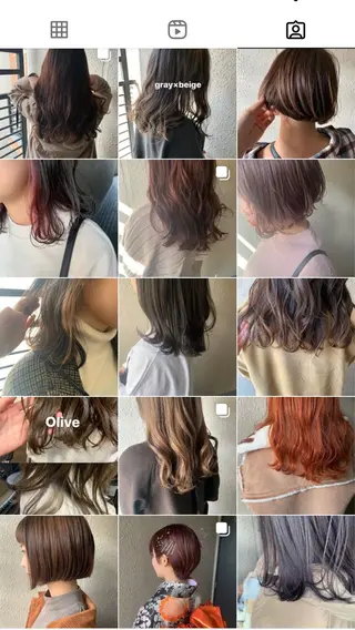 ミディアム カラー chouette/ 根本優希のヘアスタイル