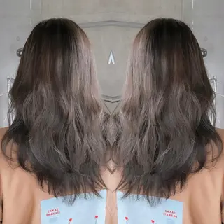 セミロング カラー branch by suri-ru所属・branch 中原のヘアスタイル