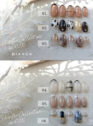 ネイル Bianca八王子 まえさだのネイルデザイン