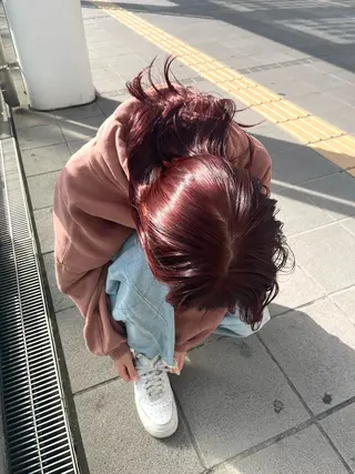 セミロング Sourire小倉店所属・Sourire/小倉 /maikaのヘアスタイル