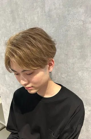 メンズ 最新ケアカラー 髪質改善YUTOのヘアスタイル