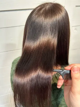 ロング カラー 森 麻衣葉のヘアスタイル