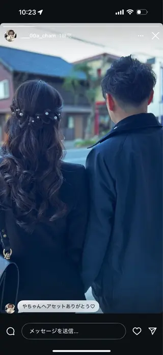 ヘアアレンジ Bish Yanaのヘアスタイル