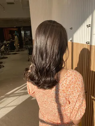 セミロング カラー ボブ/ハイトーン 立川loose 下田のヘアスタイル