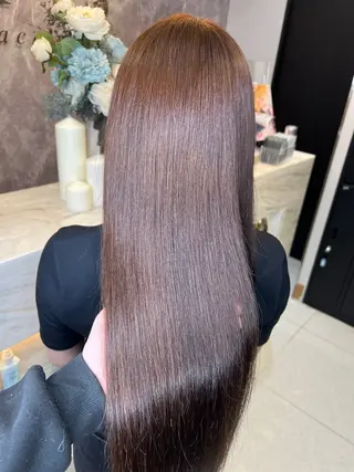 ロング カラー ハイトーン/髪質改善 🦋岩渕かすが🖤のヘアスタイル