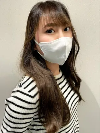 セミロング カラー ヘアアレンジ 韓国ヘア/髪質改善 TAKAHIROのヘアスタイル