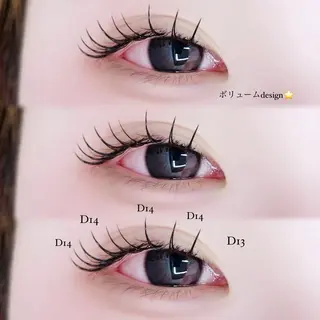 マツエク・マツパ 髪質改善 elena by artefice所属・塩貝 幸音のマツエク・マツパデザイン