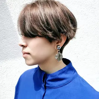 ショート カラー tenny調布 いしまつのヘアスタイル