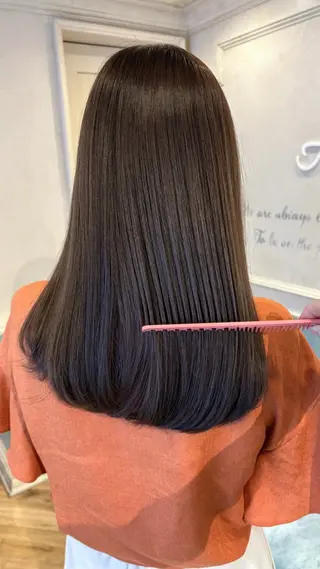 ミディアム カラー グレージュ|くすみ× 透明感|kazutoのヘアスタイル