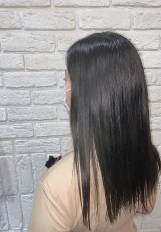 セミロング カラー 🦉静かに過ごしたい 方、個室席🦉タナカのヘアスタイル