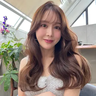 ロング レイヤーくびれヘア アレンジmanakaのヘアスタイル