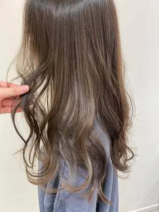 ロング カラー ヘアアレンジ マツエク・マツパ 💎耳ツボジュエリー ×銀座美容室💎のヘアスタイル