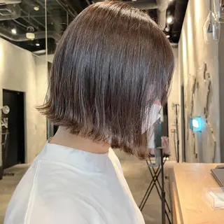 ショート SYUK高円寺所属・ベージュ/暖色カラー /ボブ/ミカのヘアスタイル
